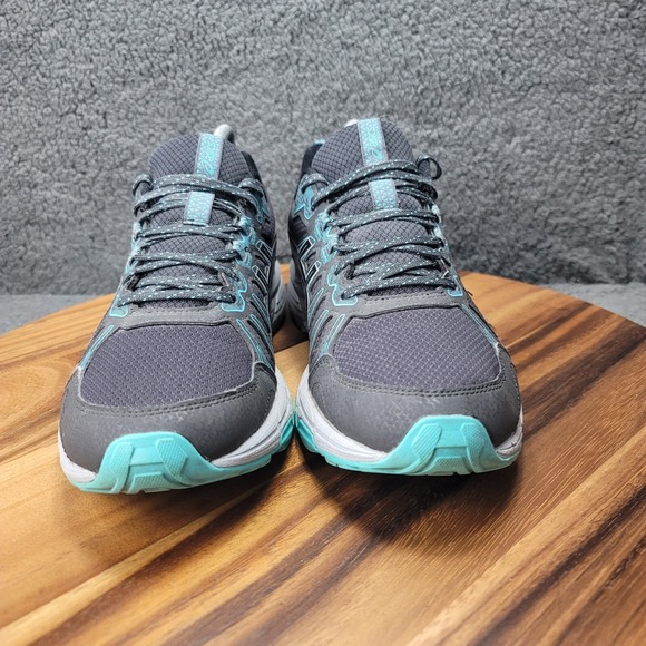 Asics Gel Venture 7 Shoes Black Blue Womens Size 9.5 Running‎ Sneakers 1012A652 - Picture 7 of 11